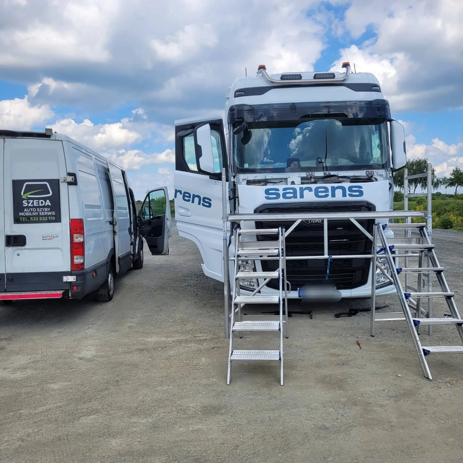 Ford F-MAX – mobilna wymiana szyby